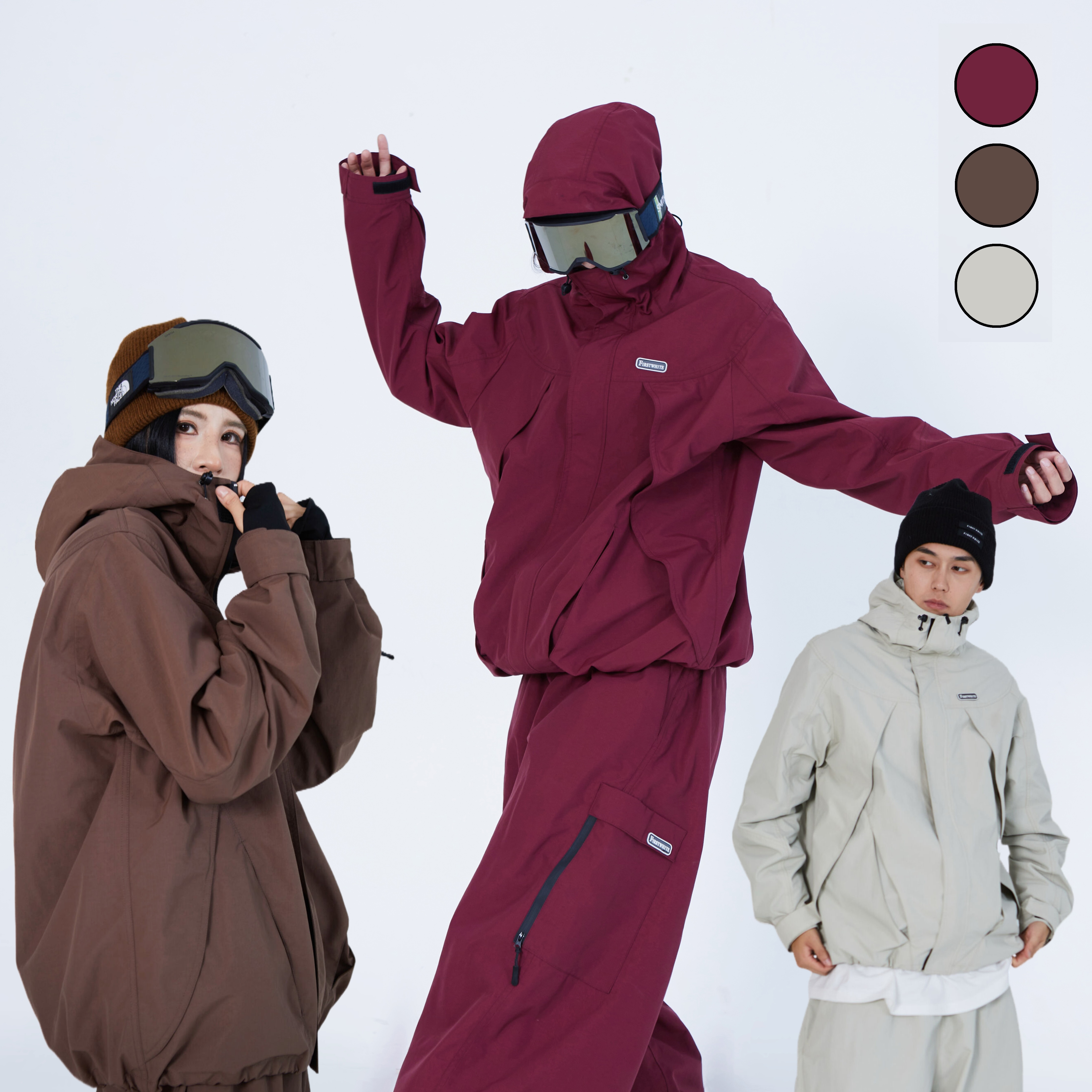 スキーウェア 2024-2025 メンズ レディース 男女通用 スノーボードウェア アウター ジャケット パンツ 撥水防止/防風