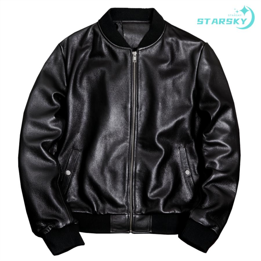 急速発送 レザージャケット ライダースジャケット 羊革　大きいサイズ　メンズ 本革　バイクジャケット　アウター バイク　ブルゾン 防寒 春秋冬