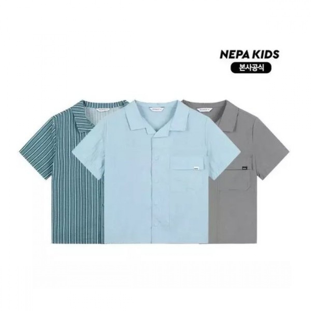 NEPA KIDS ウーブン半袖シャケット KM30602