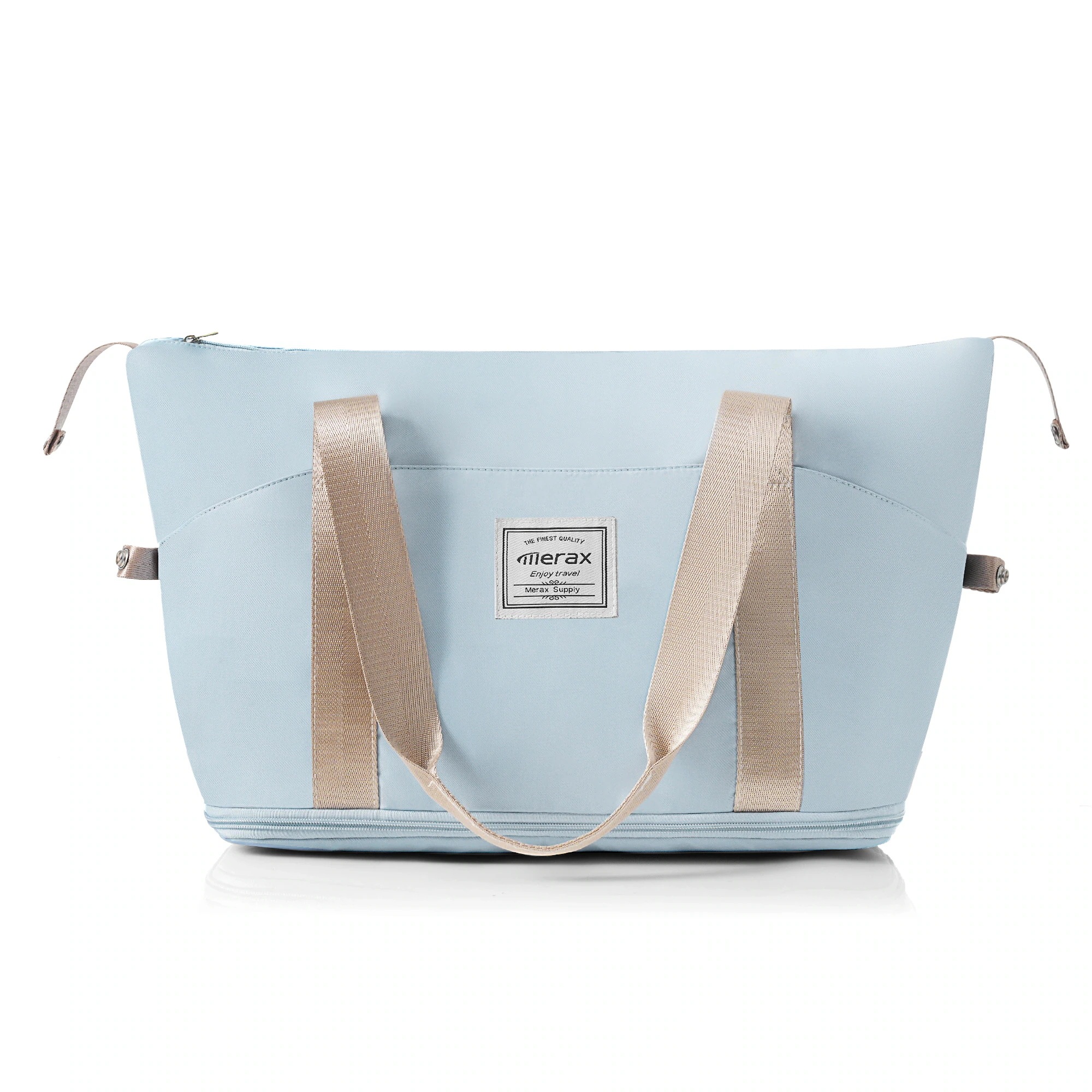 トートバッグ ハンドバッグ レディース バッグ 手提げ 軽量 ファスナーで閉まる 大容量 軽い かばん a4バッグ ショルダー かわいい 通学旅行GG8700 Blue oxfor