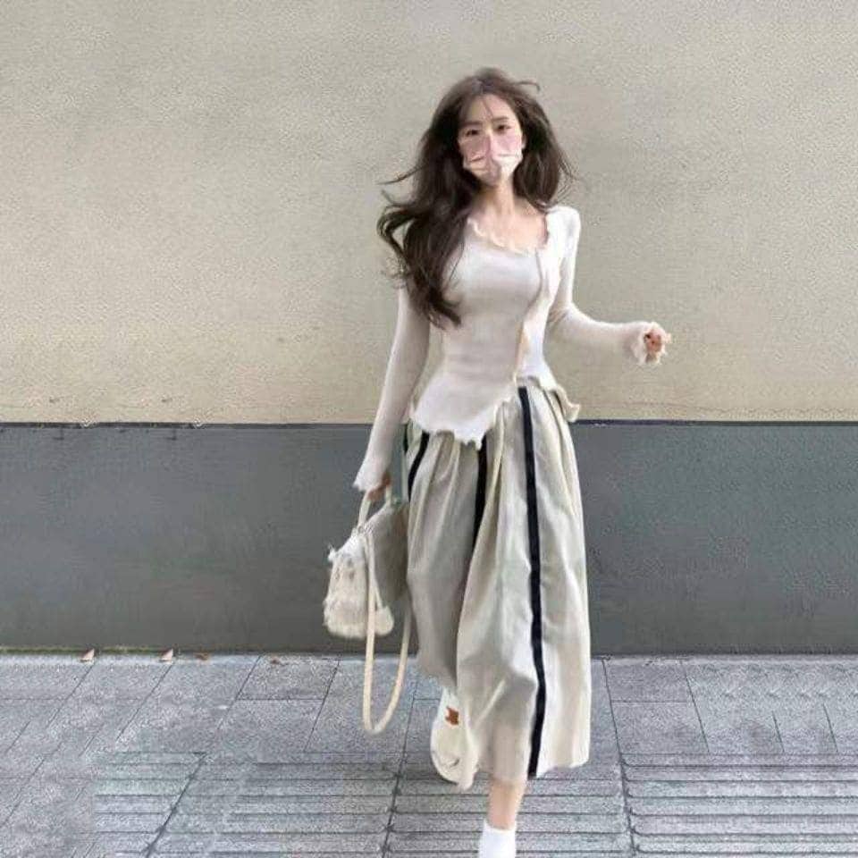 2点セットファッションロイヤルシスタースタイルフェミニンピュアデザイアスカートスーツツーピーススーツ