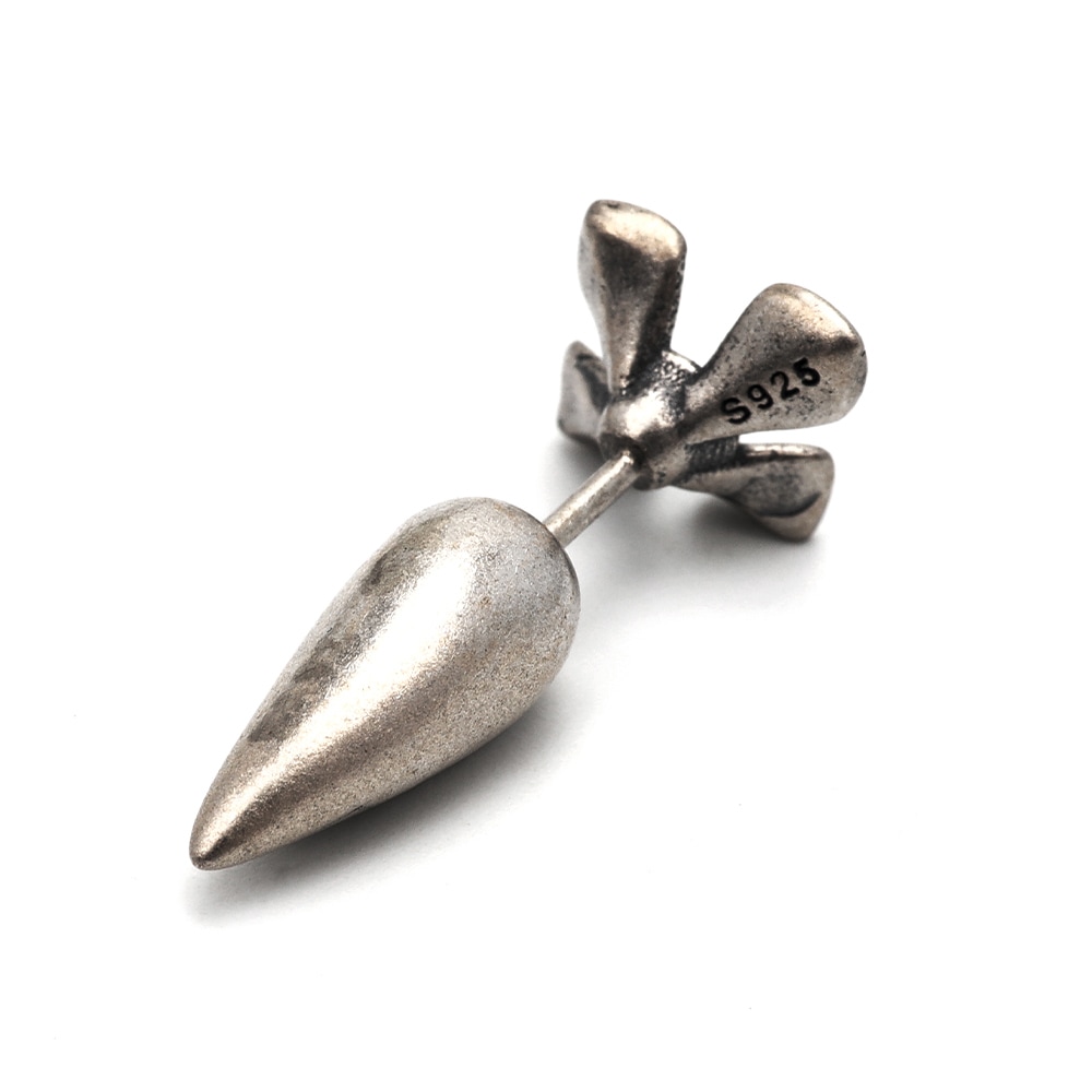 925 キャロットピアス [es313]