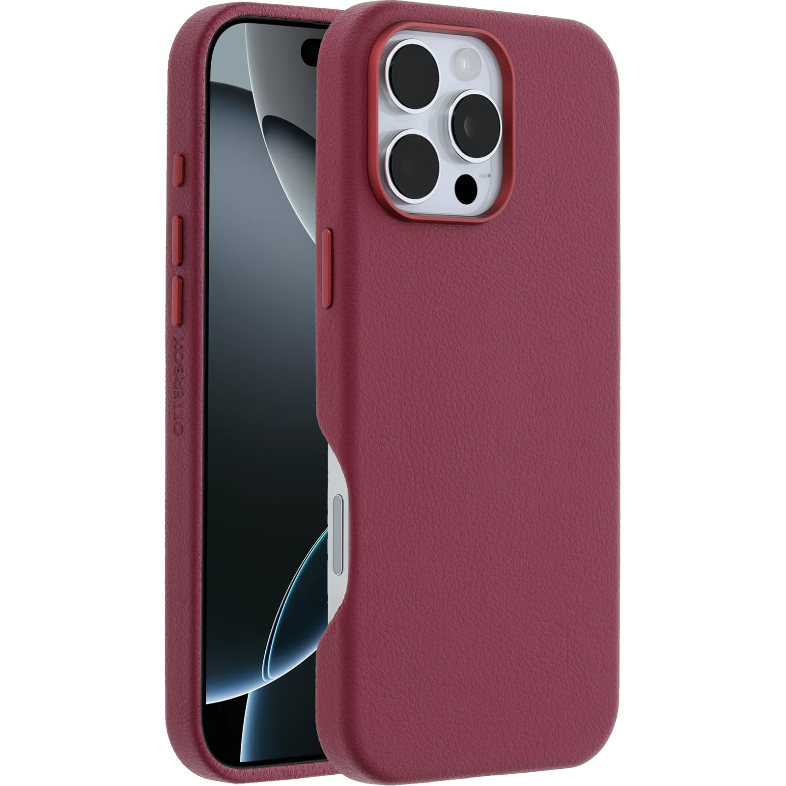 【OtterBox】全米No1ブランド 軍事規格の3倍の強度 iPhone 16 Pro Max用 耐衝撃 衝撃吸収 米軍MIL規格 Magsafe対応 サボテンレザーケース Symmetry Cac