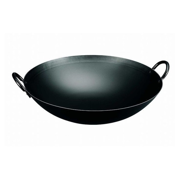 カンダ 神田鉄鍋/鉄プレス両手中華鍋 51cm [IH非対応]