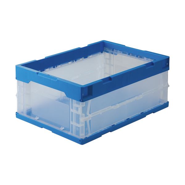 （まとめ） 三甲折りたたみコンテナ 34.5L フタなし 浅型 554910-00 1台 [x3セット] 9,070円