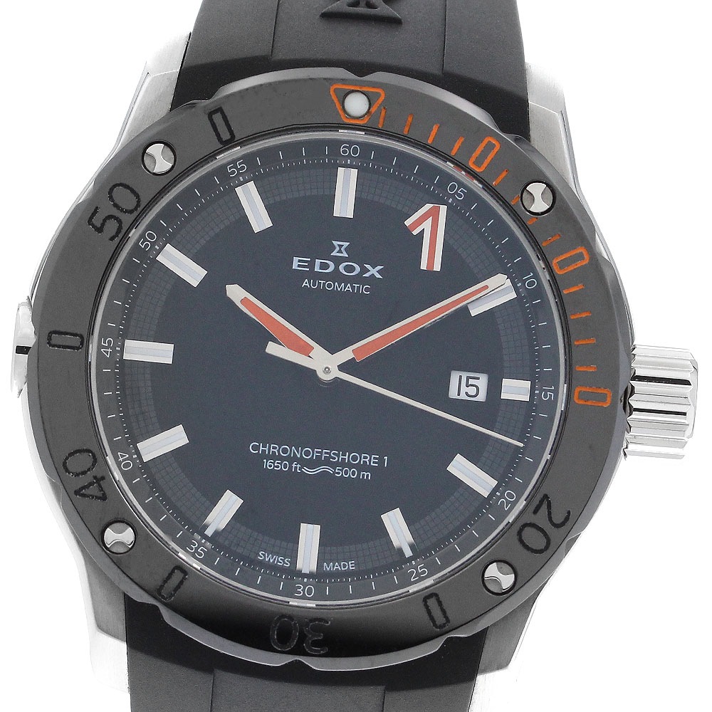 エドックス EDOX 80099-3O-NINO クロノオフショア1 デイト 自動巻き メンズ _894040【中古】