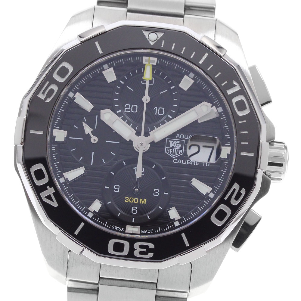タグホイヤー TAG HEUER CAY211A-0 アクアレーサー キャリバー16 クロノグラフ 自動巻き メンズ _962544【中古】