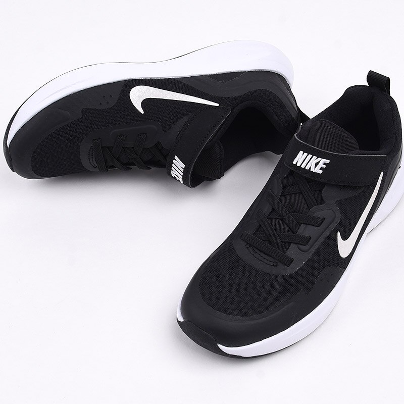 ウェアオールデイ PS CJ3817 002 ブラック　スニーカー ジュニア ローカット シューズ