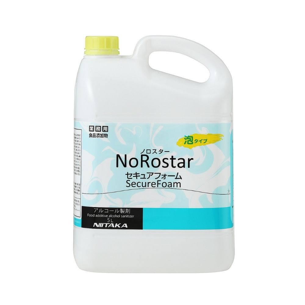 ニイタカ　食品添加物製除菌剤　ノロスター　セキュアフォーム　5L×4本入【取り寄せ商品・即納不可・代引き不可・返品不可】