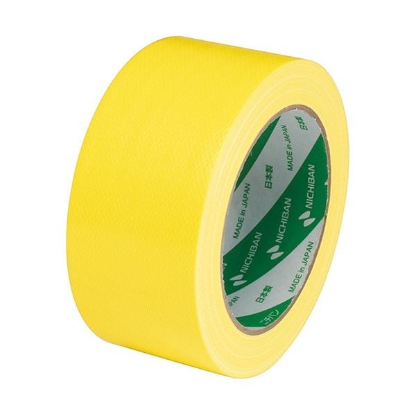 (まとめ) ニチバン 布粘着テープ No.121 中軽量物封かん用 50mm×25m 黄 1212-50 1巻 (×20セット) 12,392円