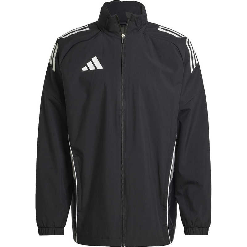 アディダス　adidas メンズ ティロ 25 コンペティション オールウェザージャケット ブラック/チームグレーフォー J/M　JSJ90_25FW