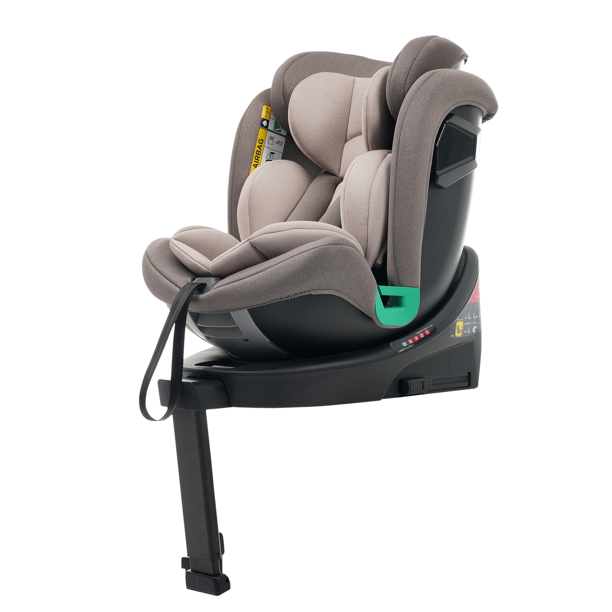 【国内出荷】【サーポットレッグ】チャイルドシート 新生児 ISOFIX 0歳～12歳 360度回転式 40～150cm 後ろ向き最大150 ジュニアシート 調節可能 洗える キャノピー付き ベビーシー