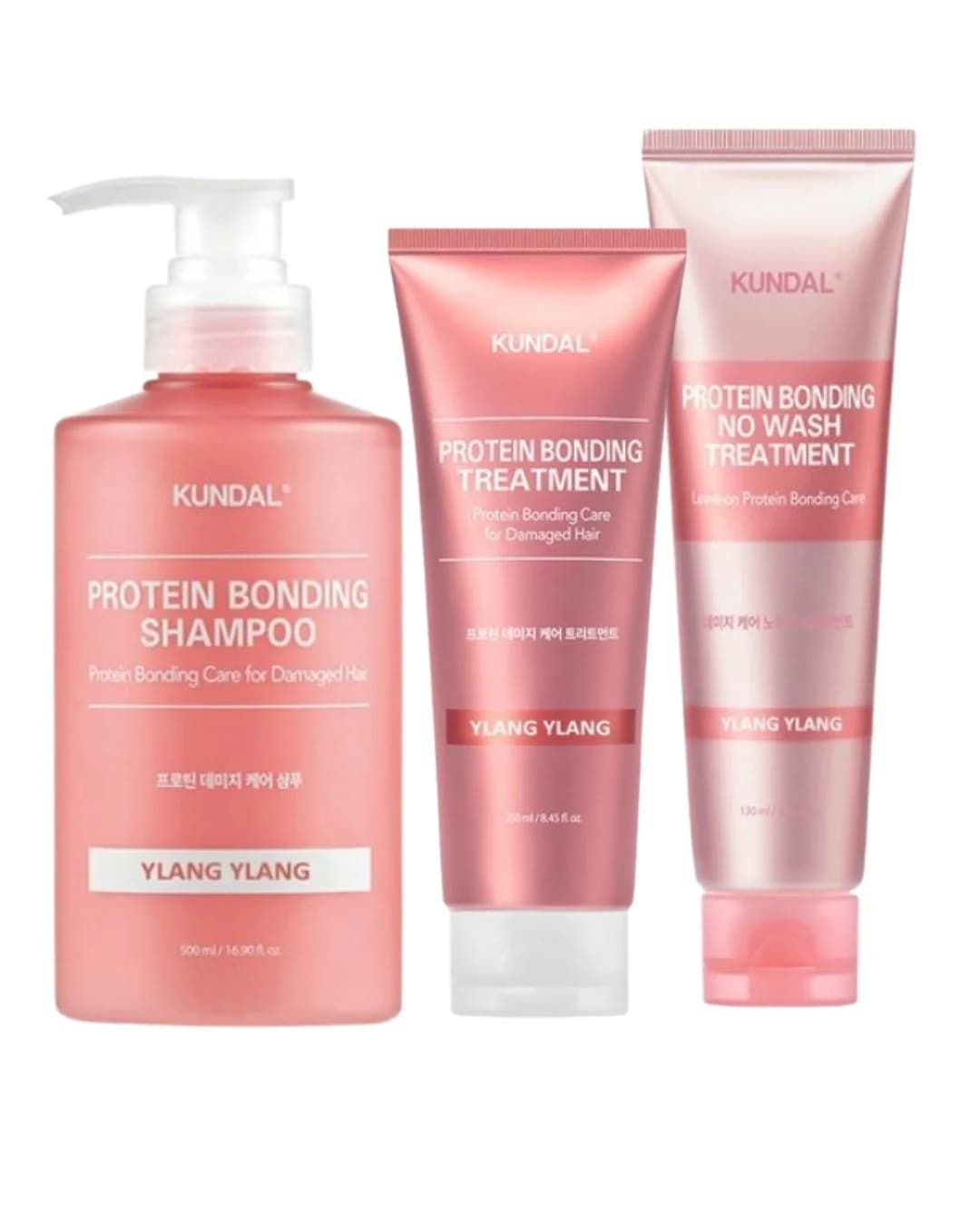 [SET] プロテイン ダメージケア シャンプー 500ml +トリートメント 250ml +ノーウォッシュトリートメント 130ML