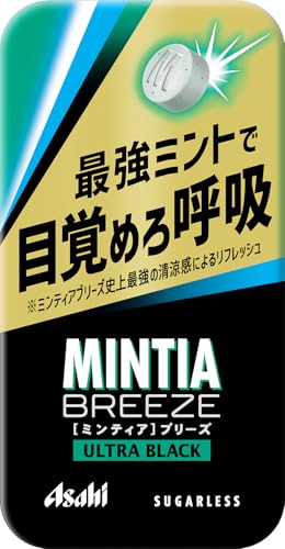 アサヒグループ食品 ミンティアブリーズ ウルトラブラック 30粒×8個
