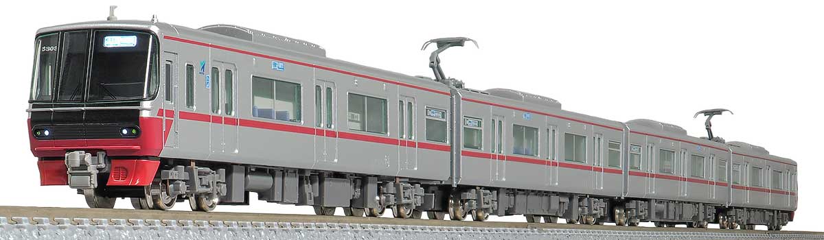 グリーンマックス (N) 31869 名鉄3300系（1・2次車・新塗装）基本4両編成セット（動力付き） GM 31869 メイテツ3300ケイ 1 2ジシャ シントソウ キホン4R