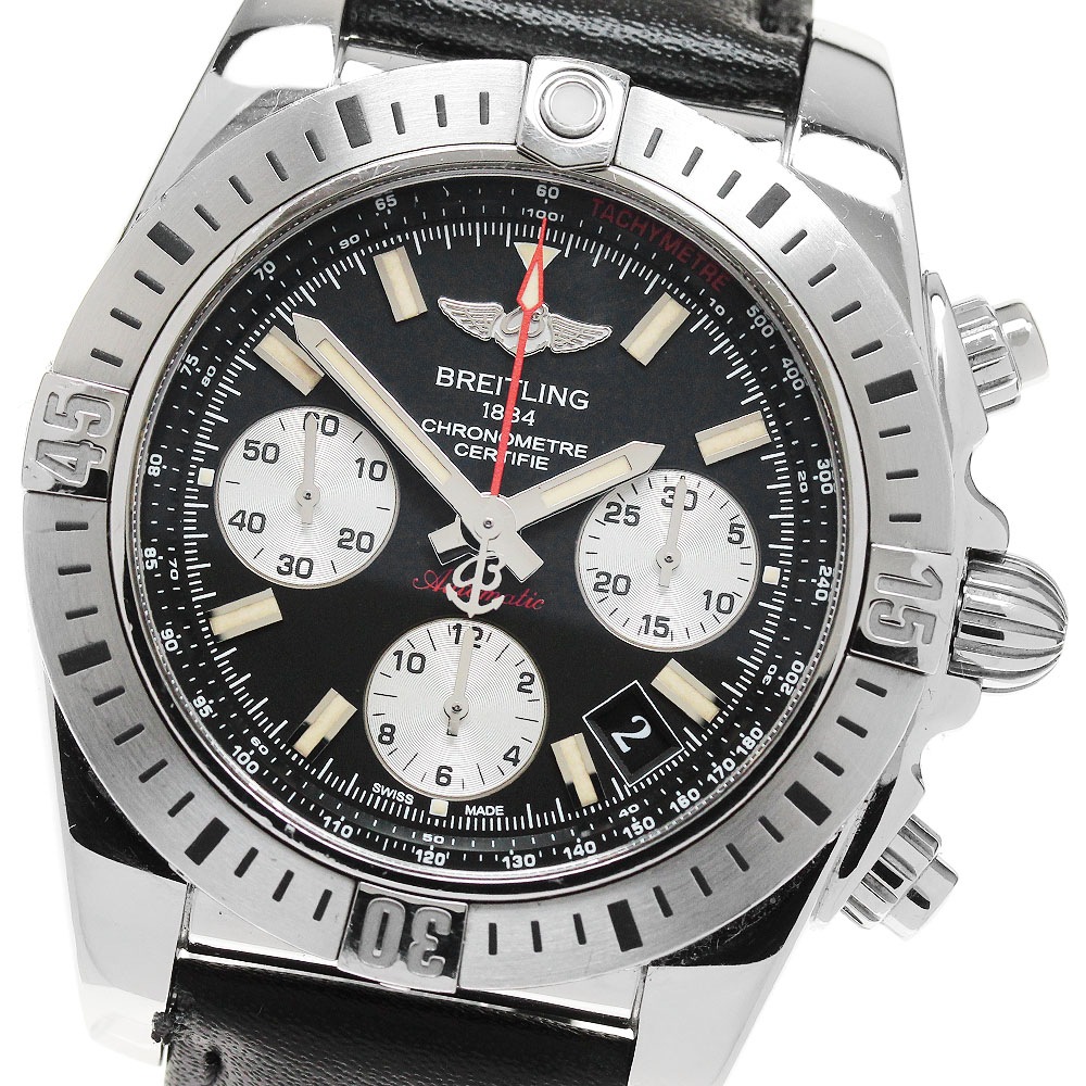 ブライトリング BREITLING AB0144 クロノマット エアボーン 自動巻き メンズ _843883【中古】