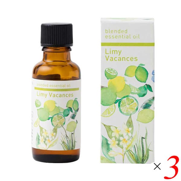 生活の木 ブレンドエッセンシャルオイル ライミーバカンス 30ml 3本セット
