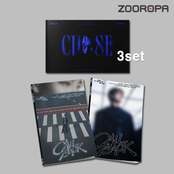 [3종세트] 민호 MINHO CALL BACK CHASE 1집