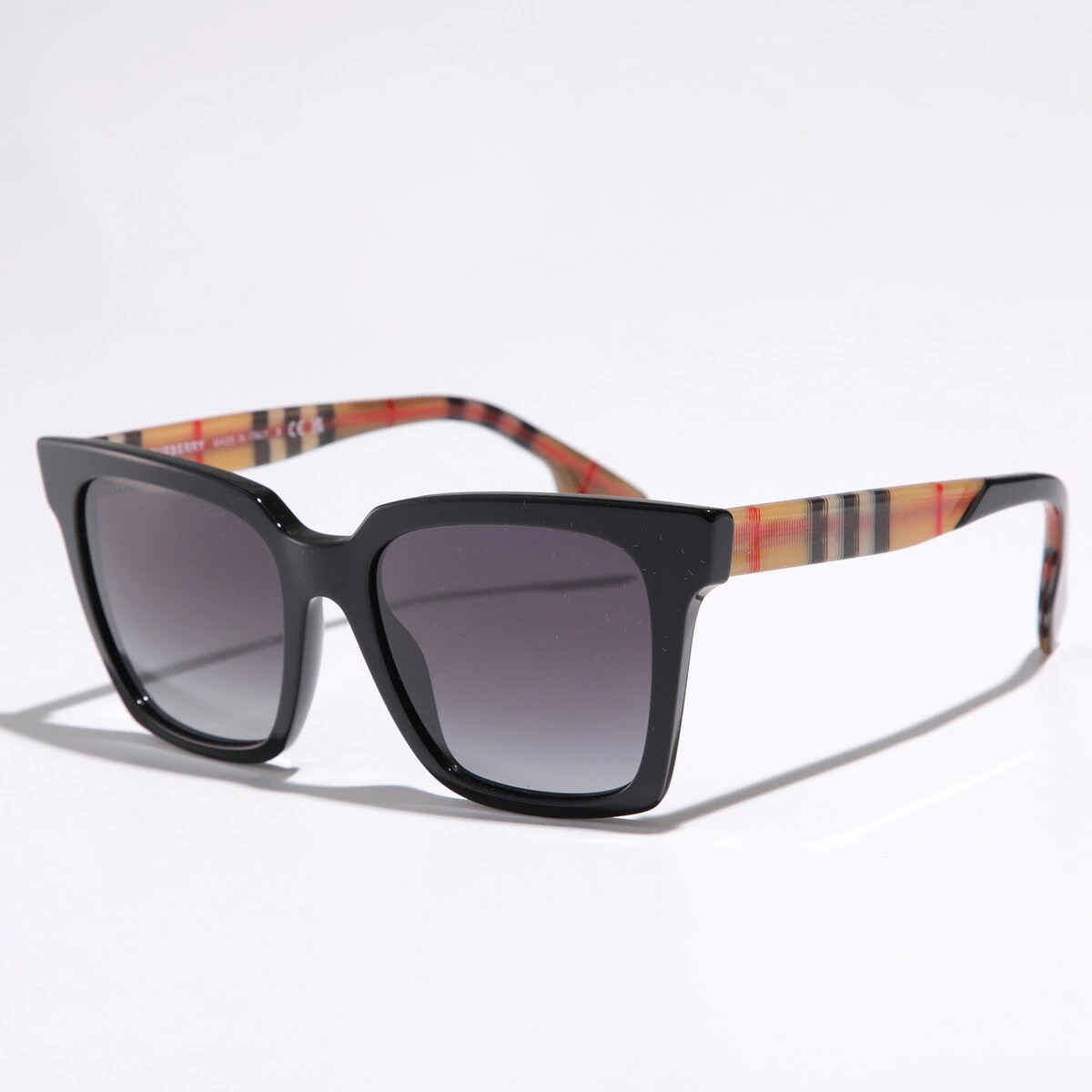 BURBERRY バーバリー サングラス B 4335 レディース スクエア型 セルフレーム バーバリーチェック フルリム アイウェア 3929/8G 【mega】