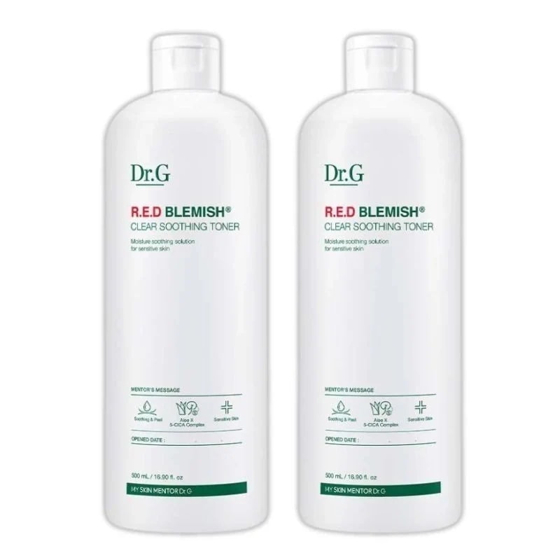 【1+1】【大容量 】レッド ブレミッシュ クリアスージング トナー 500ml 2個