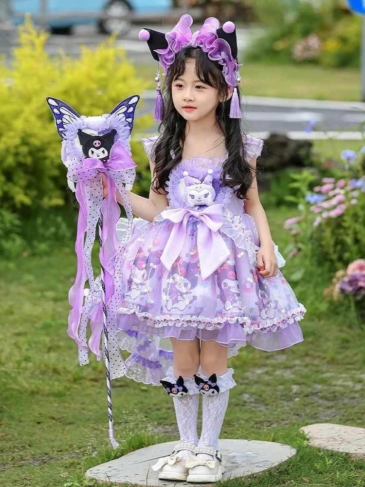 新型 キャラクター 春夏 キッズtシャツ 上下2点セット 半袖Tシャツ 子供服 韓国ファッション ハローキティ シナモロール クロミちゃんマイメロワンピース28