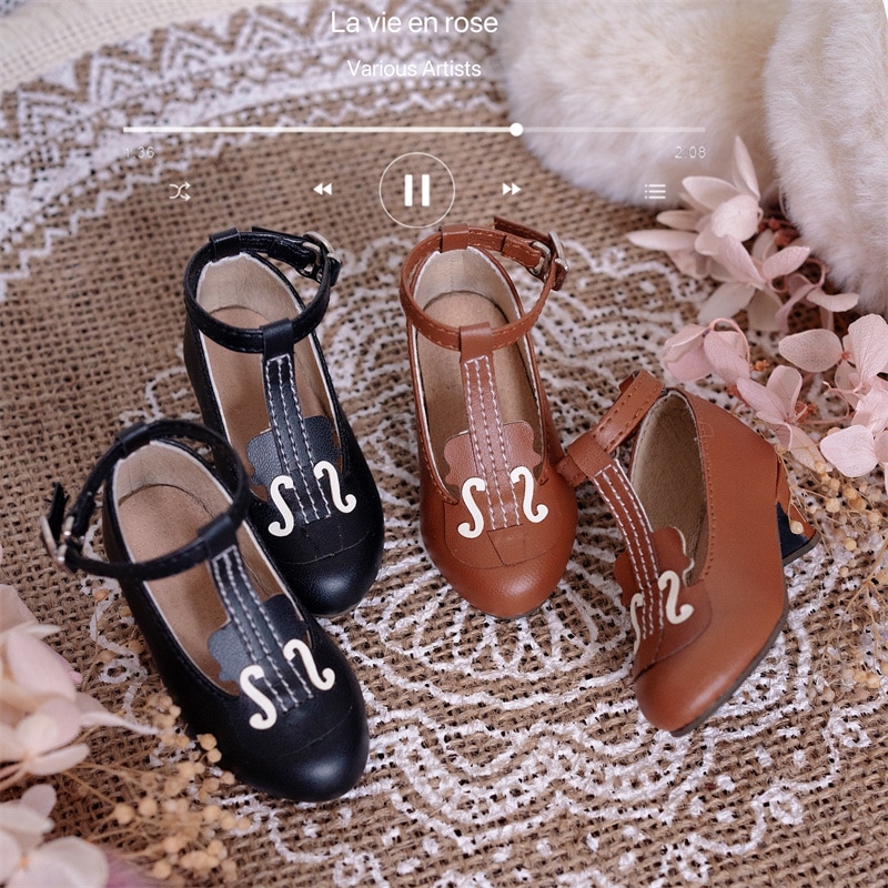 BJD人形用お靴 ドール用バイオリンハイヒール SD/MSD/MDDサイズドールシューズ