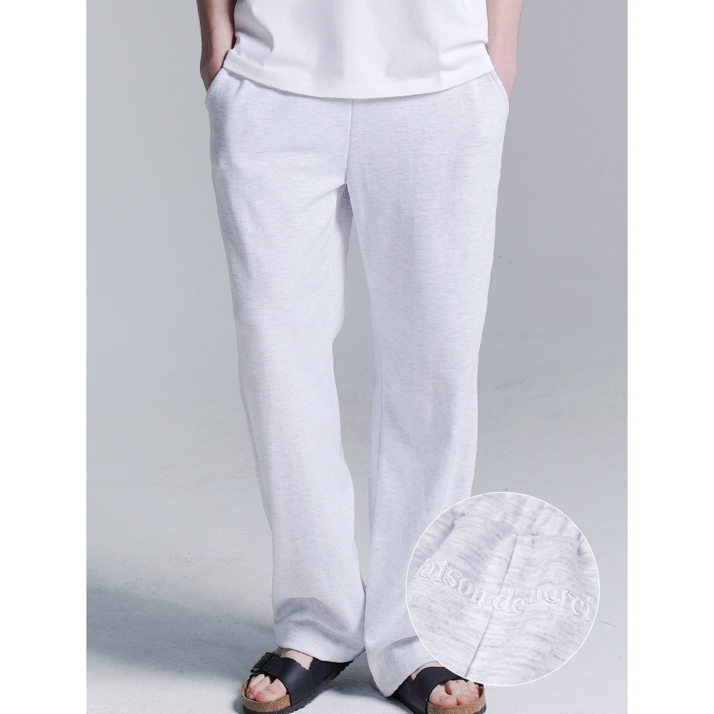 ファビュラスアーカイブユニセックスワントウメゾンスウェットパンツアッシュグレー (FCD1PT302M)