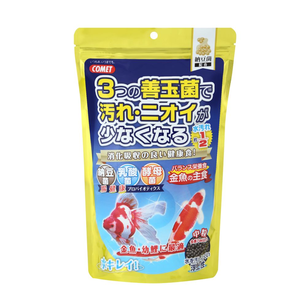 （まとめ買い）イトスイ コメット 金魚の主食 納豆菌 中粒 430g 金魚用フード [x6]