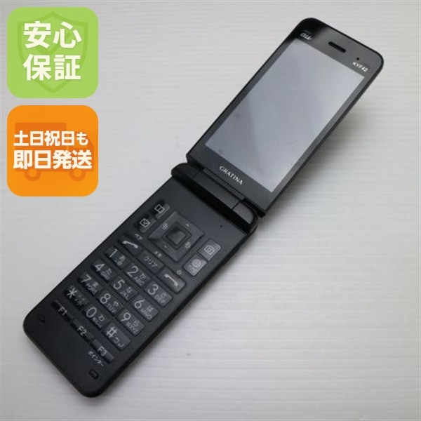 美品 GRATINA KYF42 ブラック 白ロム 本体 即日発送 土日祝発送OK 16
