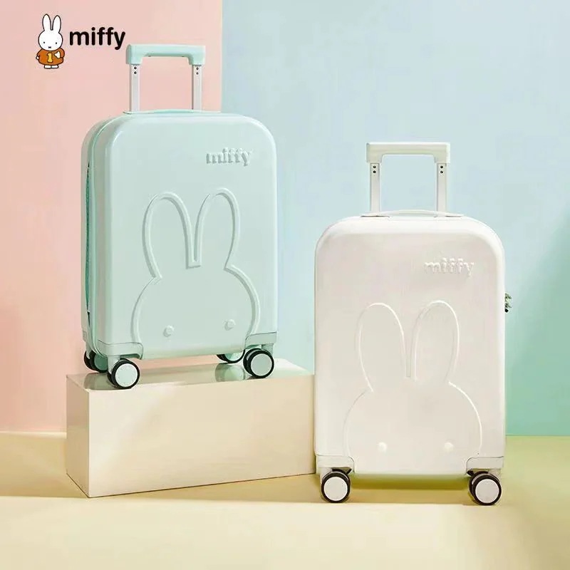 【Miffyミッフィー】スーツケース キャリーケース アルミフレーム 機内持ち込み 軽量 360回転キャスタ TSAロック