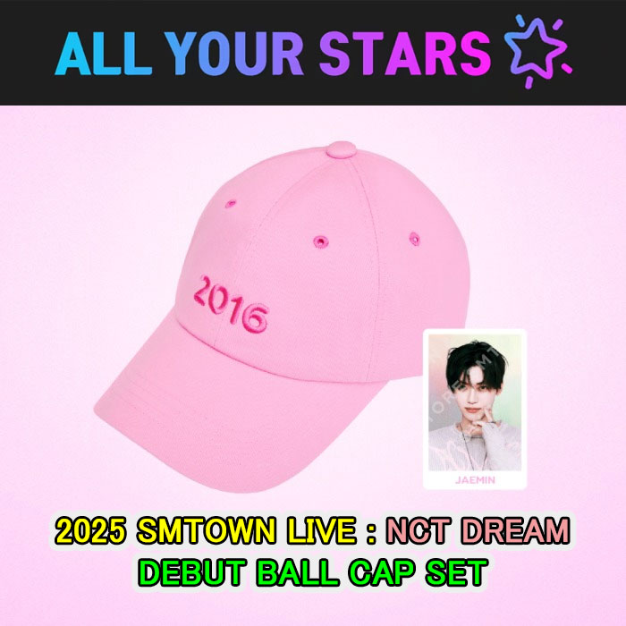 (DEBUT BALL CAP SET) NCT DREAM - 2025 SMTOWN LIVE MD