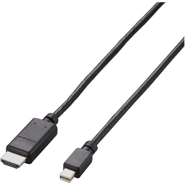 AD-MDPHDMI20BK ブラック [Mini DisplayPort-HDMI変換ケーブル 2.0m] メーカー直送
