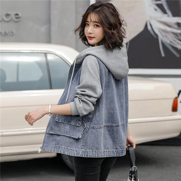 ジャケット デニム レディース パーカー フード付き Gジャン ショート丈 ジージャン アウター コート 羽織り カジュアル トップス おしゃれ