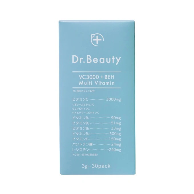 [国内正規品]ドクタービューティー VC3000BEH マルチビタミン 30包（1包あたり3g）×1箱（約15～30日分） Dr.BEAUTY 美容クリニックリポソーム化 タイムリリース