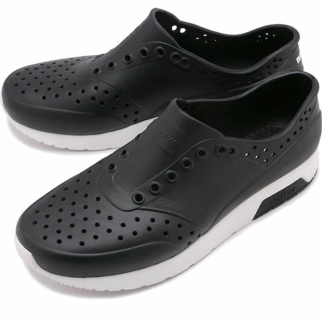スニーカー レノックス ワンダーフォーム [F0000256] メンズ 靴 EVA スリッポン JIFFY-BLACK/SHELL-WHITE 正規取扱店