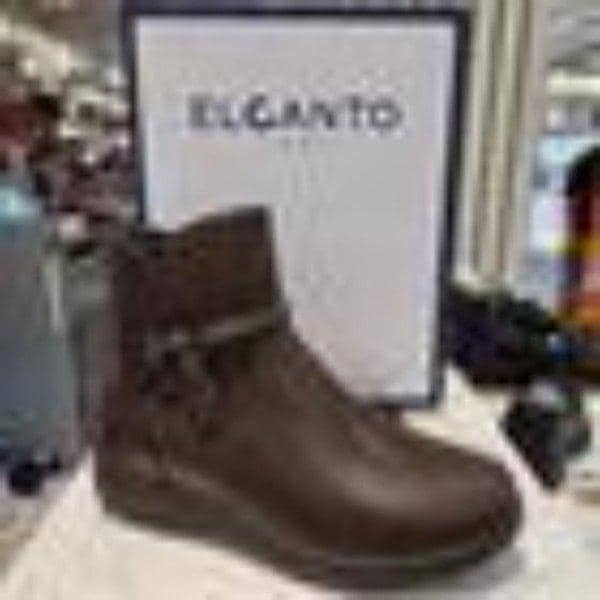 HC06 女性モールドキュービックストラップブーツ 3.5cmLCWA27U51385 (41605034)