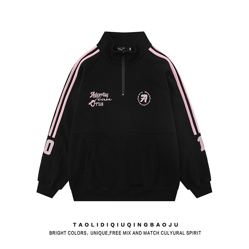 2025秋冬 韓国可愛い風トップス 2type Tシャツ K-POPファッション長袖ストリート系サイド丈シルエット衣装レディースサイズハーフユニセックスおしゃれカジュアル春ダンスラグラン配色トラック
