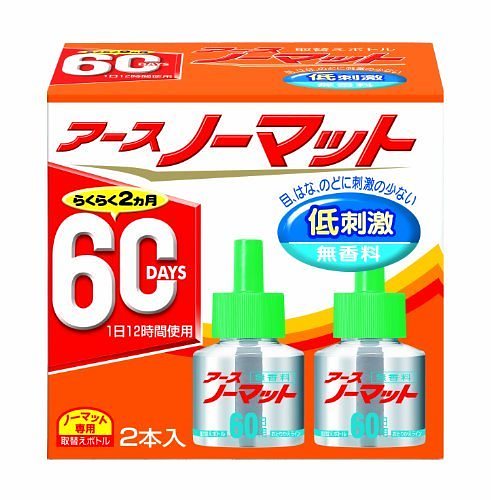 （まとめ買い）ノーマットリキッド無香性60日 2本入 071023 00029911 [x3]
