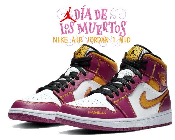 エアジョーダン1 ミッド dc0350-100 DIA DE MUERTOS