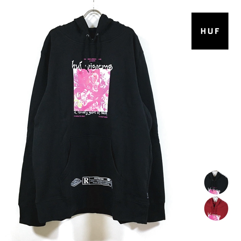 HUF ハフ LOVELY SORT PO HOODIE プルオーバー パーカー 長袖 裏起毛 メンズ 送料無料 hufworldwide パーカ スウェット トレーナー フード ストリート系