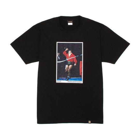 D.R.G.N Red Jacket Photo Tee - Black