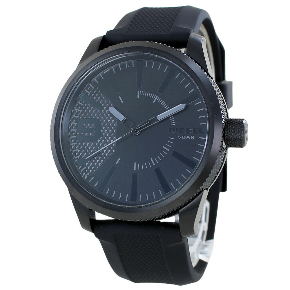 ディーゼル 時計 メンズ 腕時計 手表 ラスプ ブラック シリコン DZ1807 誕生日プレゼント クリスマス プレゼント