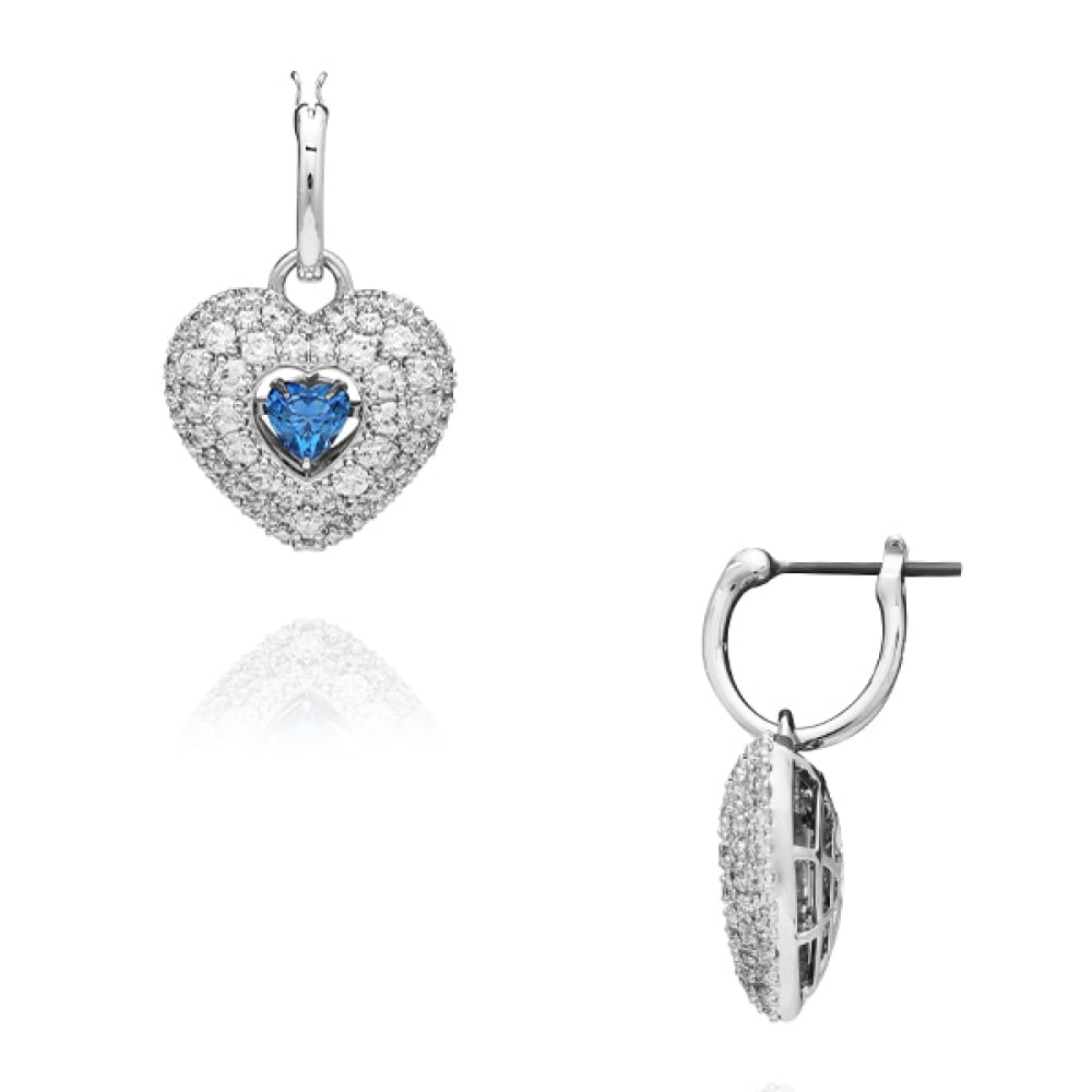 スワロフスキー 5680392 イディリア双曲線ハートフープドロップピアス