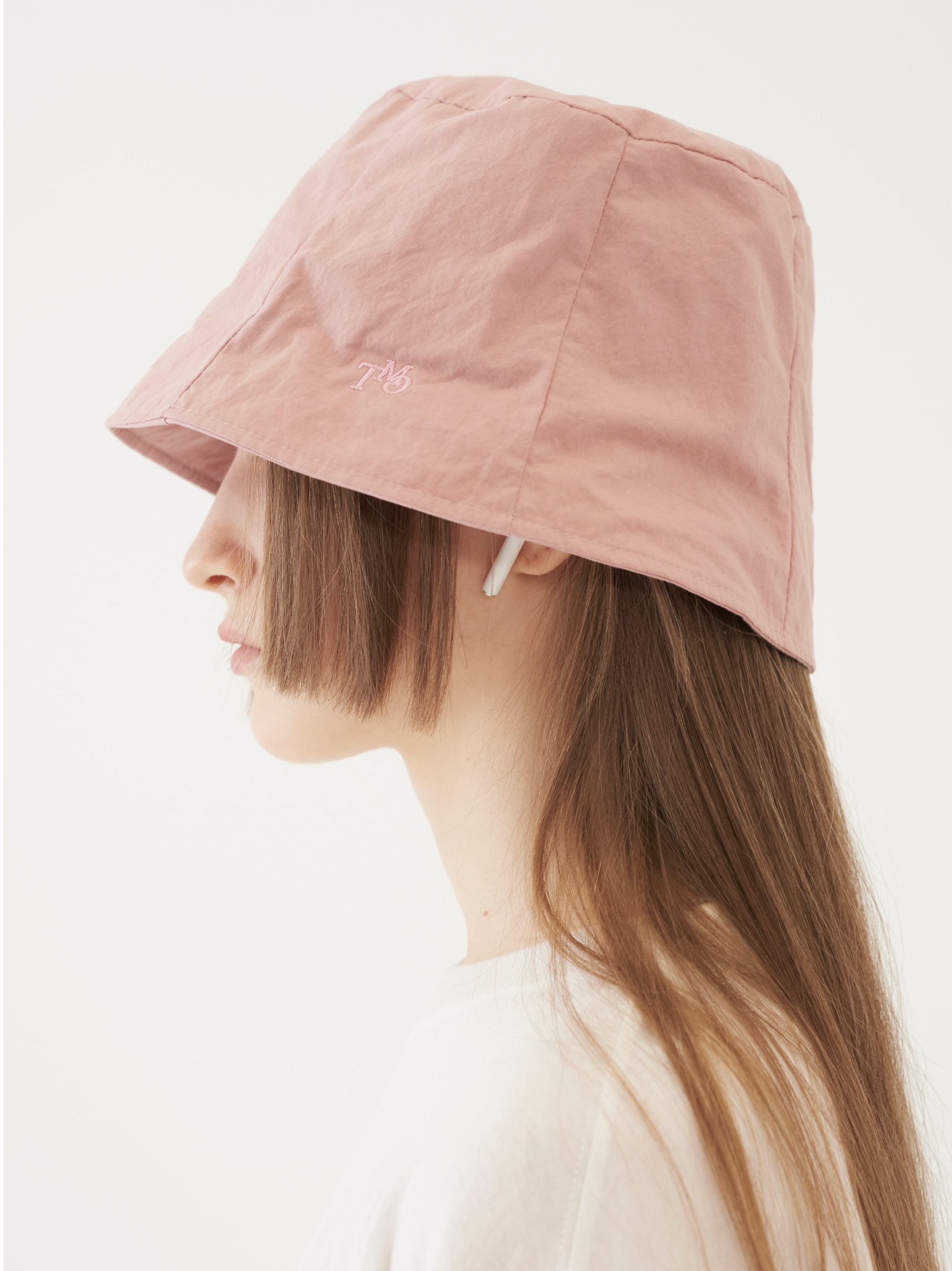 Seasonless SIGNATURE LOGO BUCKET HAT (PINK)