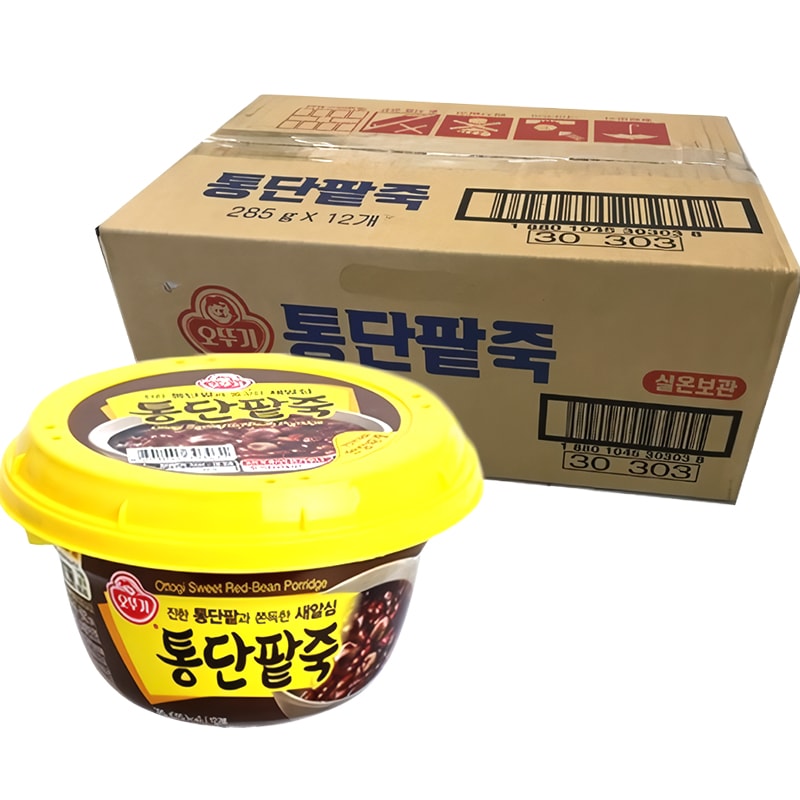 【全国送料無料】 小豆粥285g 12個 あずきおかゆ 汁粉 お粥 韓国食品