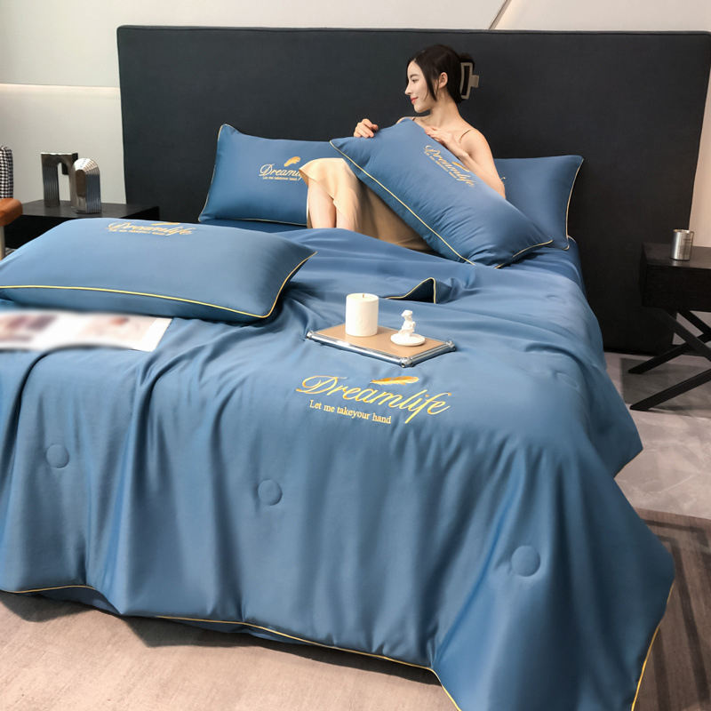 夏ふとん シングル 夏布団 4点 洗濯機OK 肌掛け布団 夏布団 肌触りいい 軽量 夏掛け布団 1点 冷房対策 通気性いい 掛け布団 軽い 柔らかい肌ざわ カバー不要 洗える