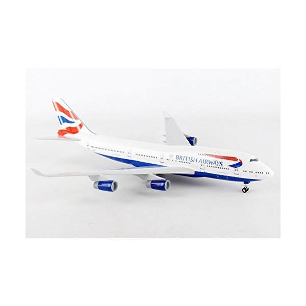 Skymarks SKR304 Daron British Airways B747-400 Union Tail with Landing Gear Plastic Model 並行輸入品