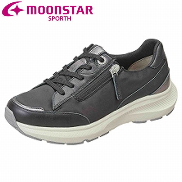 ムーンスター moonstar スポルス ファスナー付 スニーカー シューズ SP0102 レディース