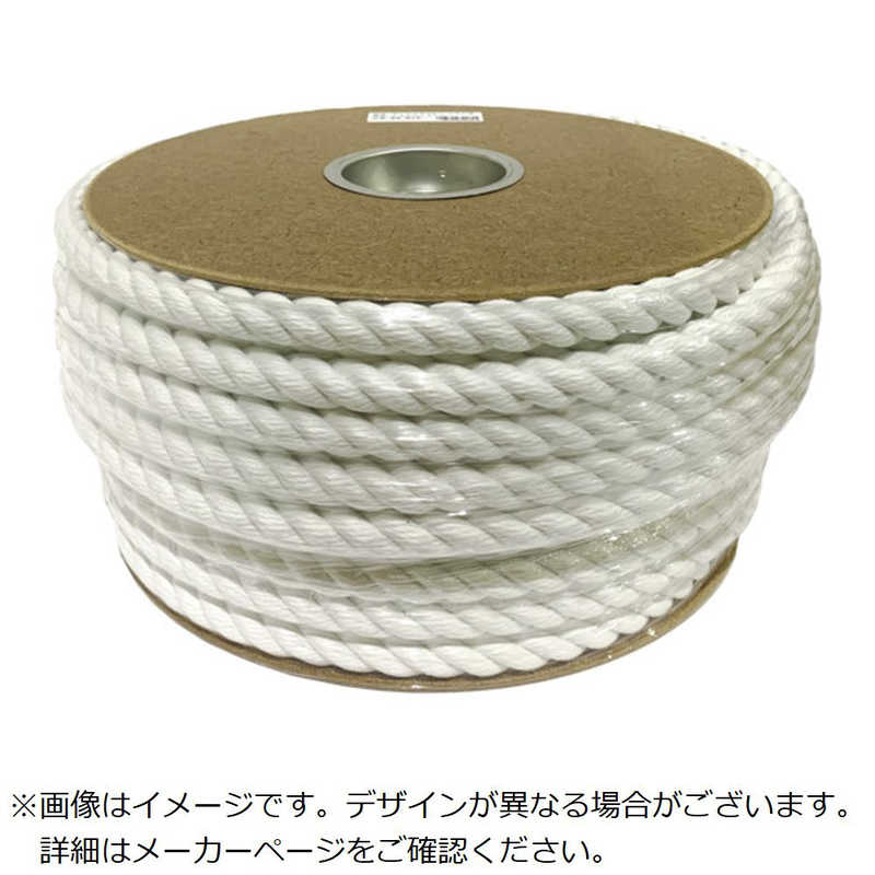 ユタカメイク　ロープ ポリエステルロープ ドラムマキ 16mmx40m　PRSN16