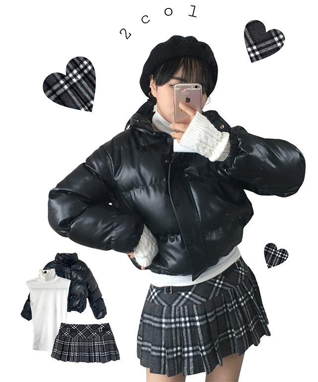 [따듯보송!!] Two Buckle Check-Checker Skirt. (2col)
